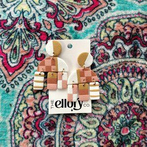 NWT Mixed Pattern Dangle Earrings